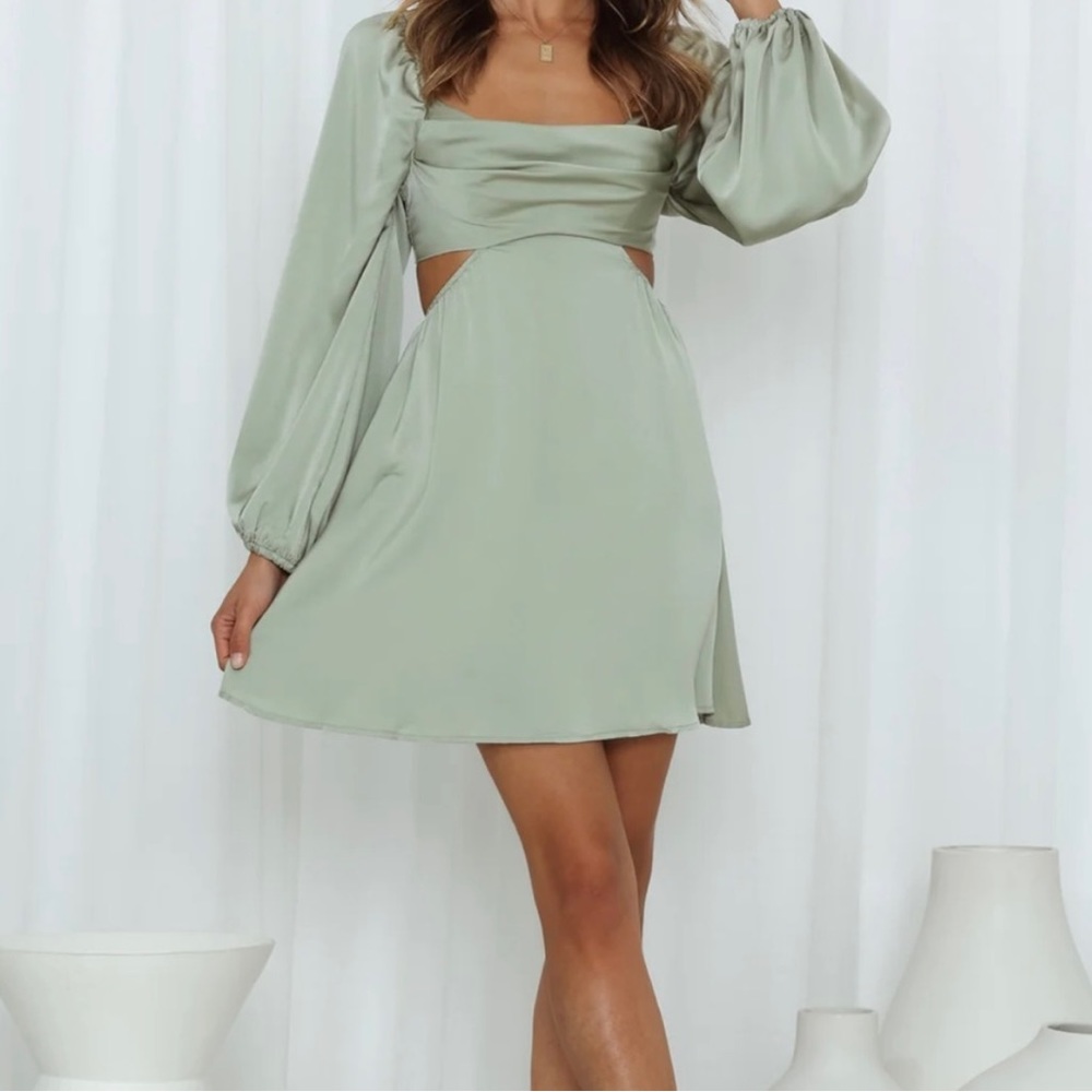 Hello Molly Done With You Satin Dress